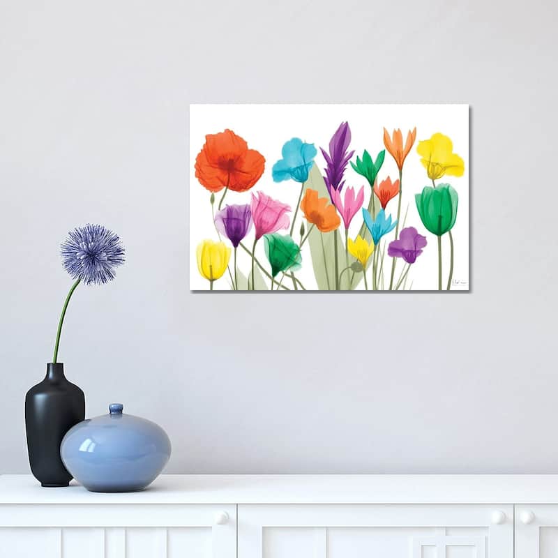 iCanvas "Pretty Floral Jewels I" by Albert Koetsier Canvas Print - 12x18x1.5