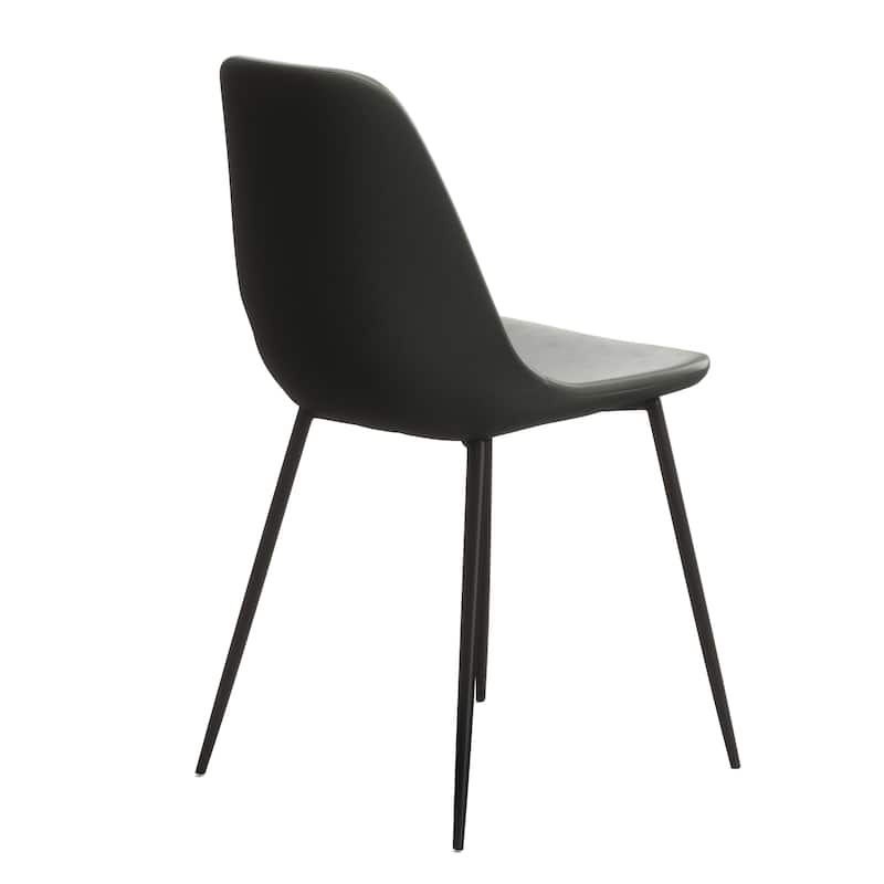 Maxine Vegan Leather Side Chairs (Set of 2)