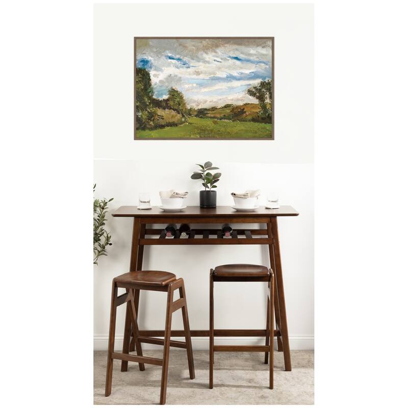 Kate and Laurel In de Duinen In the Dunes 1883 Vincent Van Gogh by Nostalgia Prints Framed Canvas Wall Art Print