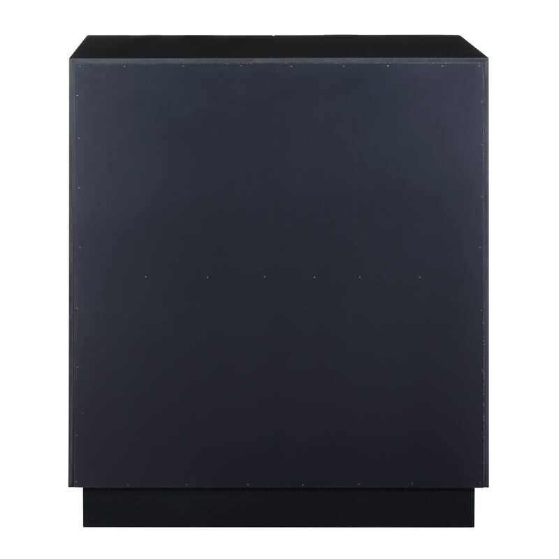 2-Door Storage Cabinet - 34" - Glossy Blue Finish
