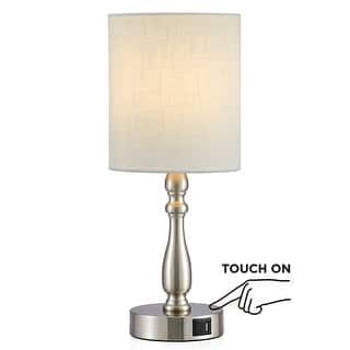 3-Way Dimmable Touch Control Small Table Lamp with USB Port