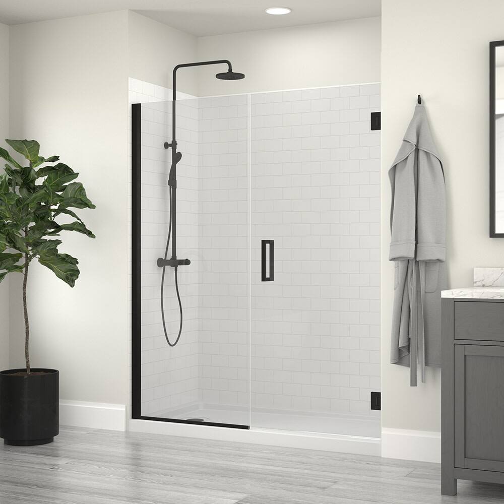 Miseno MSD4874-CLH Violeta 74" High x 48" Wide Hinged Frameless Shower