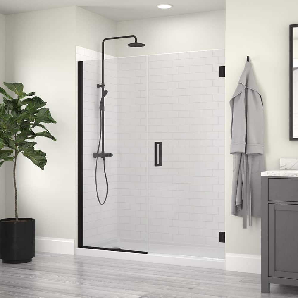 Miseno MSD6074-CLH Violeta 74" High x 60" Wide Hinged Frameless Shower