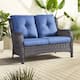 Option Brown Wicker / Blue Cusion