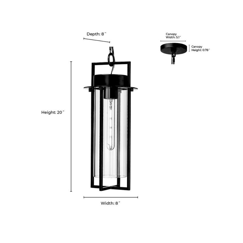 Millennium Lighting 10521 Russell 8" Wide Outdoor Mini Pendant