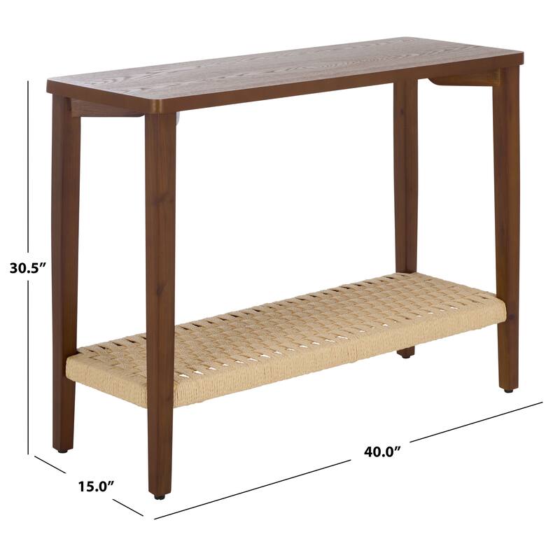 SAFAVIEH Home Chasu 1-Shelf Console Table - 40"W x 15"D x 31"H