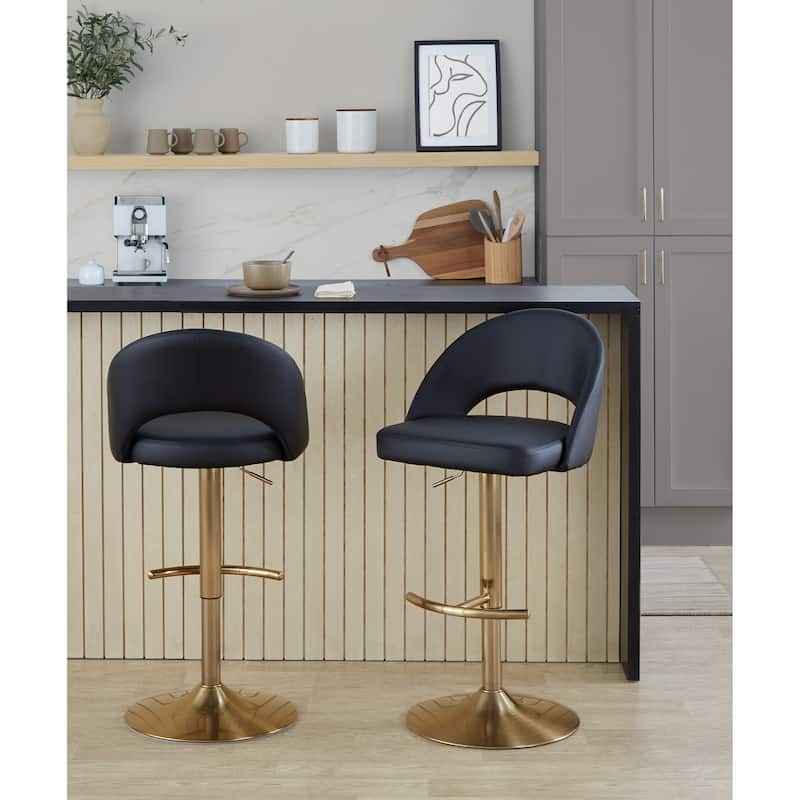 Renee Adjustable Barstool - Set of 2