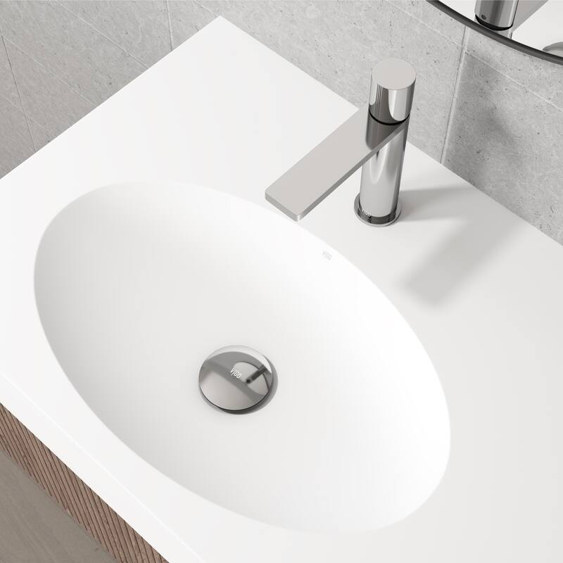 VIGO 1.75" W Bathroom Sink Pop-Up Drain in Chrome