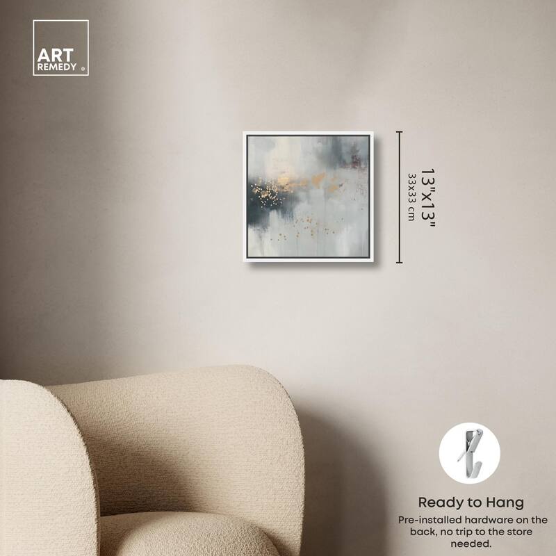 Silvered Hues and Gold II Canvas by Art Remedy
