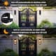 2 Pack Outdoor Wall Sconce Lantern Dusk to Dawn Sensor Exterior Light
