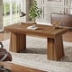 preview thumbnail 7 of 26, 55 Inches Brown Wood Large Executive Desk for Home Office