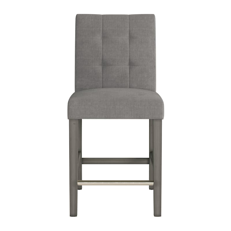 Leila Upholstered 25" Counter Height Bar Stool