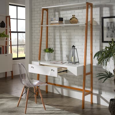 Lyvia 46" Wide Leaning/Ladder Desk by iNSPIRE Q Modern