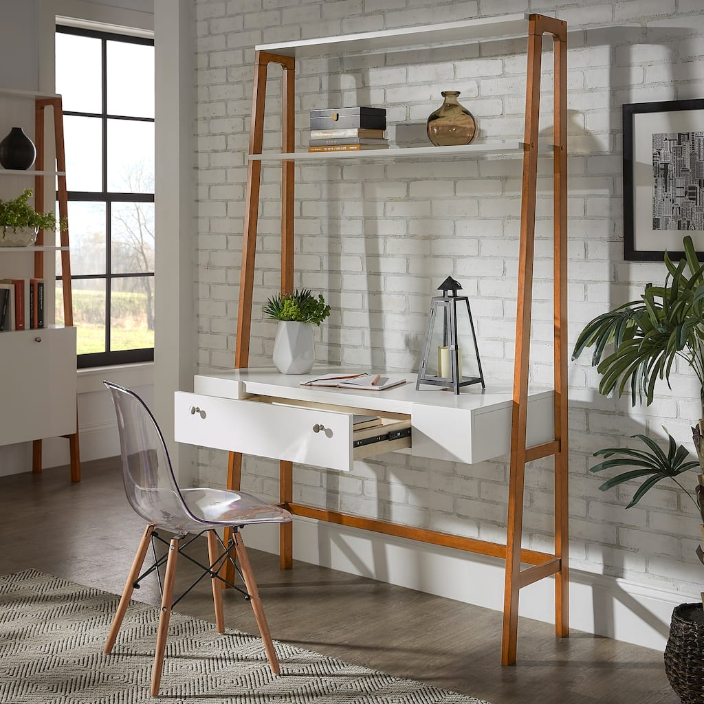 Lyvia 46" Wide Leaning/Ladder Desk by iNSPIRE Q Modern