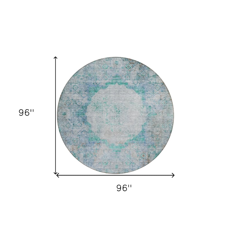HomeRoots Oriental Traditional Rectangle Outdoor Rug