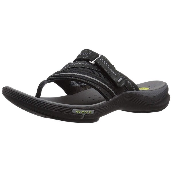 clarks wave walk flip flops