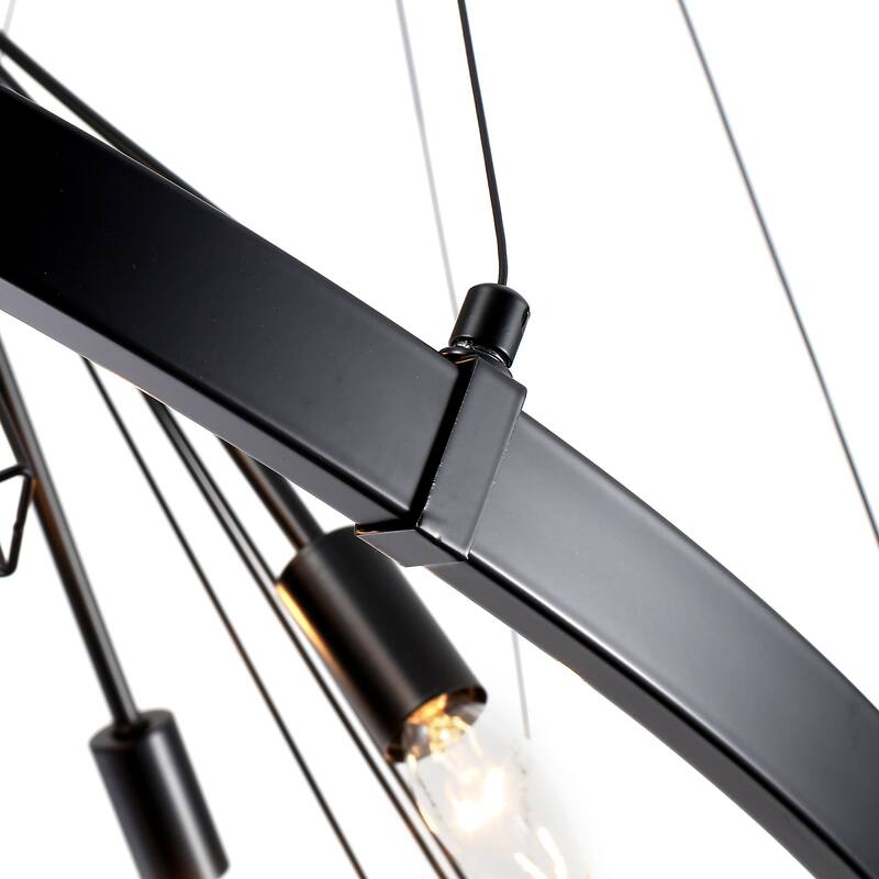 9-Light Candlestick Sputnik Foyer Chandelier Lighting Modern Linear Chandelier for Dining Room Kitchen Island