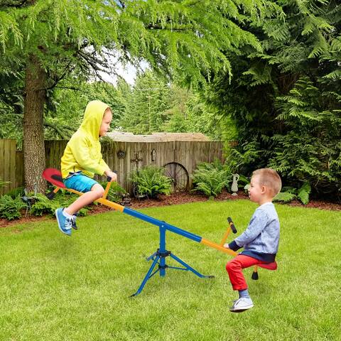 360-Degree Rotating Teeter Totter for Indoor/Outdoor Play