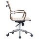 preview thumbnail 30 of 45, Mid Century Office Chair With Arms Wheels Ergonomic Executive PU Leather Arm Rest Tilt Adjustable Height Swivel Task Computer