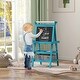 preview thumbnail 3 of 11, 3 in 1 Children's Toys Double-Sided Easel with Two Storage Baskets