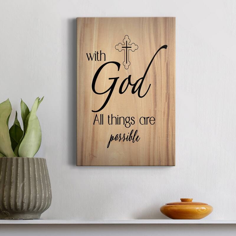 All Things Possible Premium Gallery Wrapped Canvas - Ready to Hang