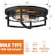 Industrial Ceiling Light 13" 2-Light in Antique Black Metal Finish Flush Mount Lights