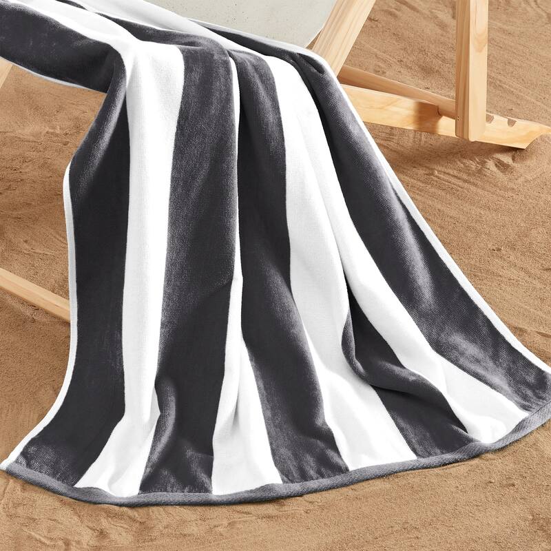 Linery & Co. Cotton Stripe Beach Towel, 4 Pack - 30" x 60"