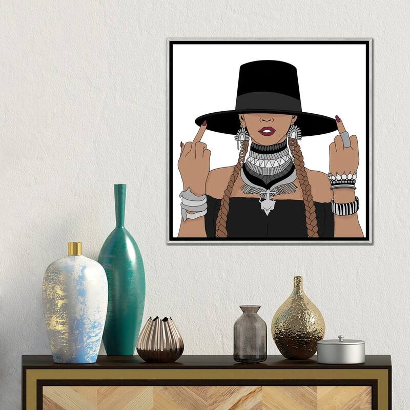 iCanvas "Beyonce Formation" by Sammy Gorin Framed