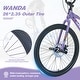 preview thumbnail 4 of 16, Freestyle Kids Bike Double Disc Brakes 26 Inch Children's Bicycle for Boys Girls Age 12+ Years