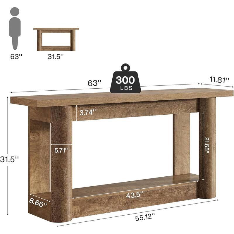2-Tier Foyer Table