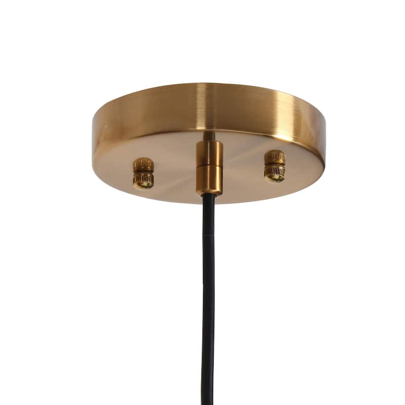 Coria Mid-century Modern Teardrop Fluted Glass Kitchen Island Pendant Lights - D 8.3" x H 13.8"