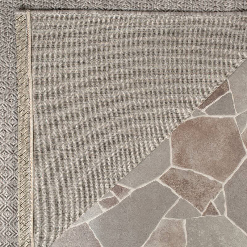 SAFAVIEH Courtyard Lumturie Indoor/Outdoor Waterproof Patio Rug