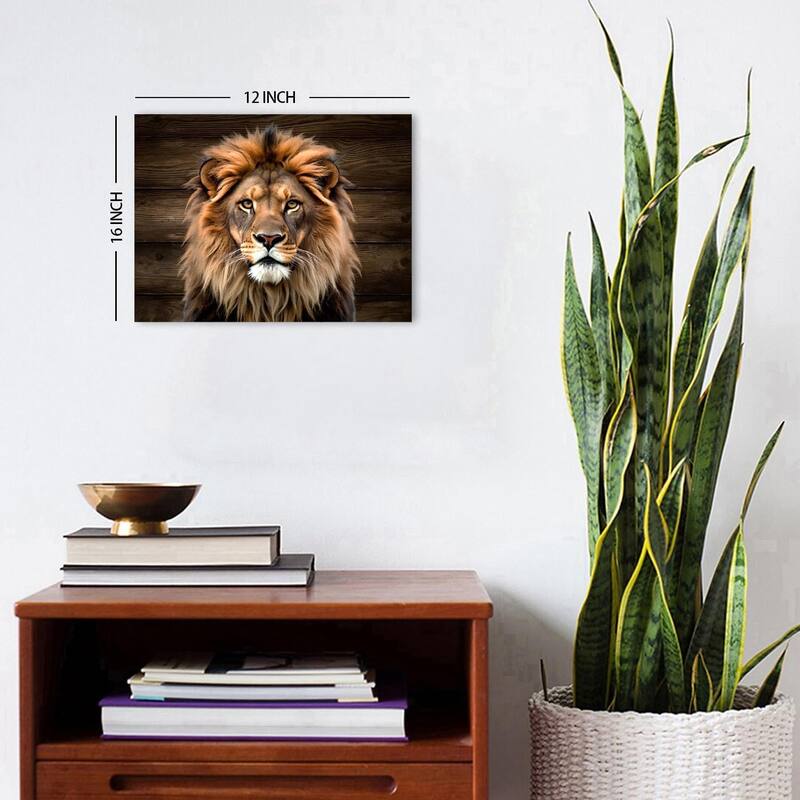 Lion Pictures Wall Decor Wildlife Canvas Prints Animal