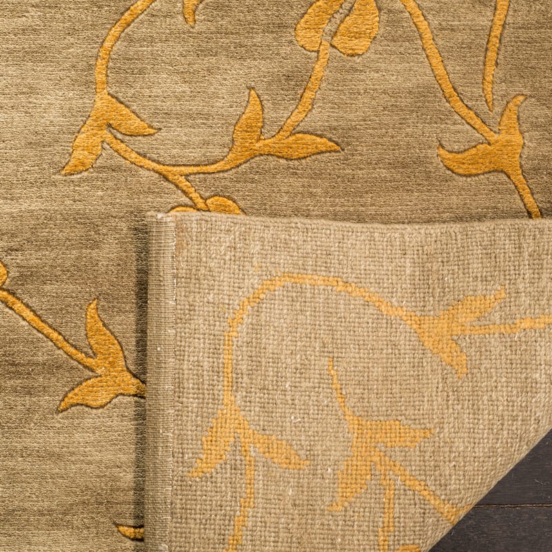 SAFAVIEH Couture Hand-knotted Tibetan Goksu Modern Wool Rug