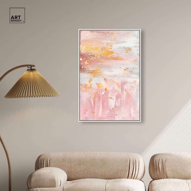 Rose Quartz Canvas by Art Remedy