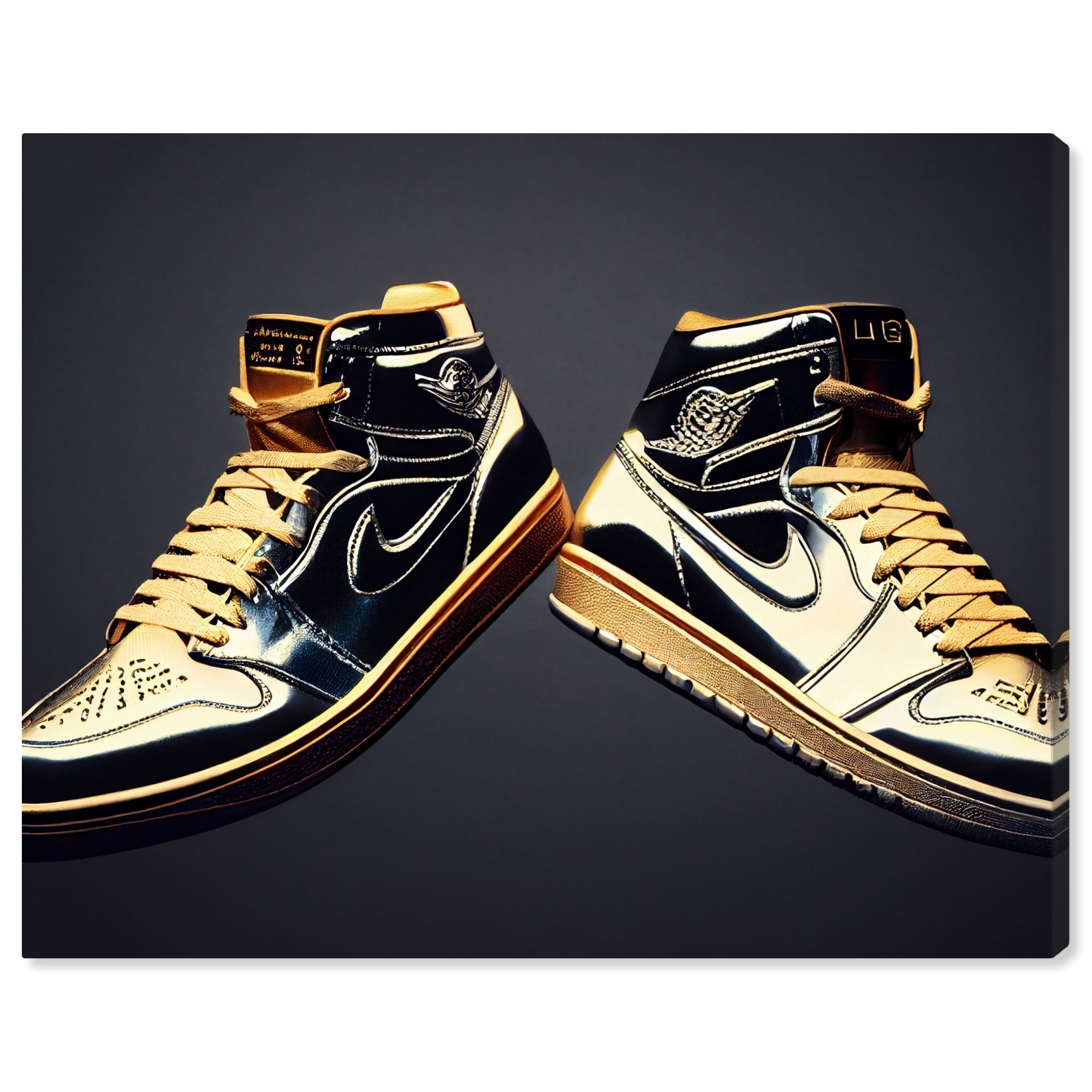 Gold and silver sneakers discount