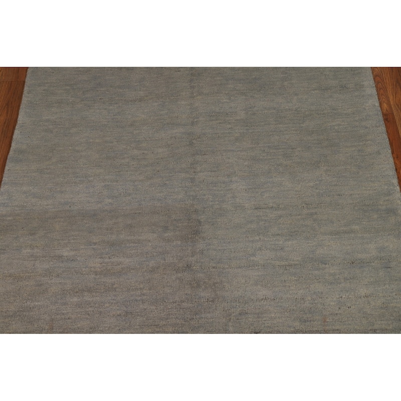 Hand Knotted Oriental 100% Wool Carpet Modern Modern Multi-Colored Gabbeh Area Rug - 6' 0'' X 3' 11''