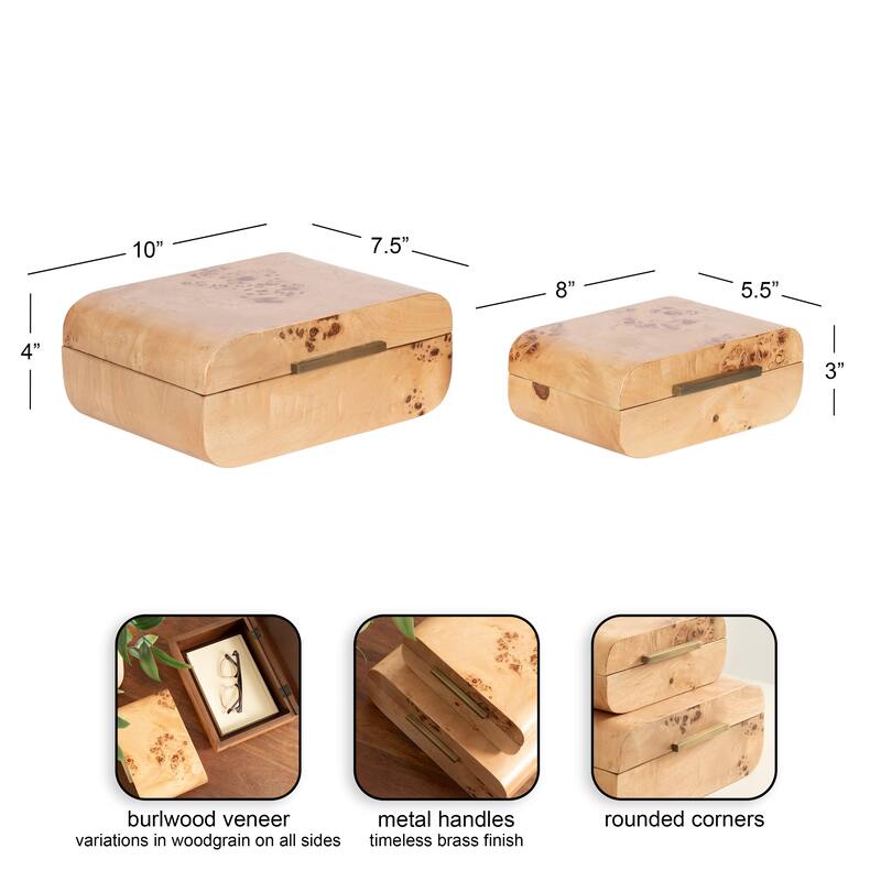 Kate and Laurel Burlock Stacking Box Set - 2 Piece