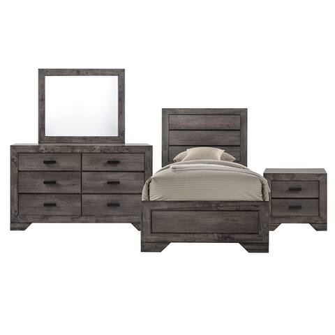 Picket House Furnishings Grayson Youth Panel 4PC Bedroom Set