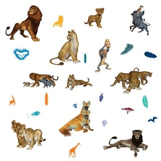 Brown The Lion King Character Wall Decals by RoomMates