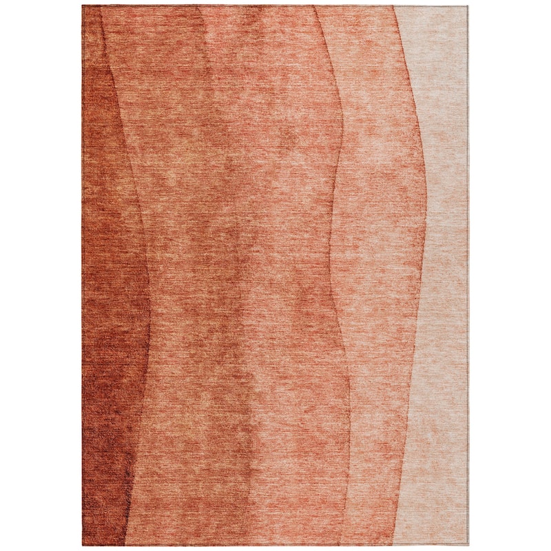 HomeRoots Ombre Transitional Rectangle Outdoor Rug