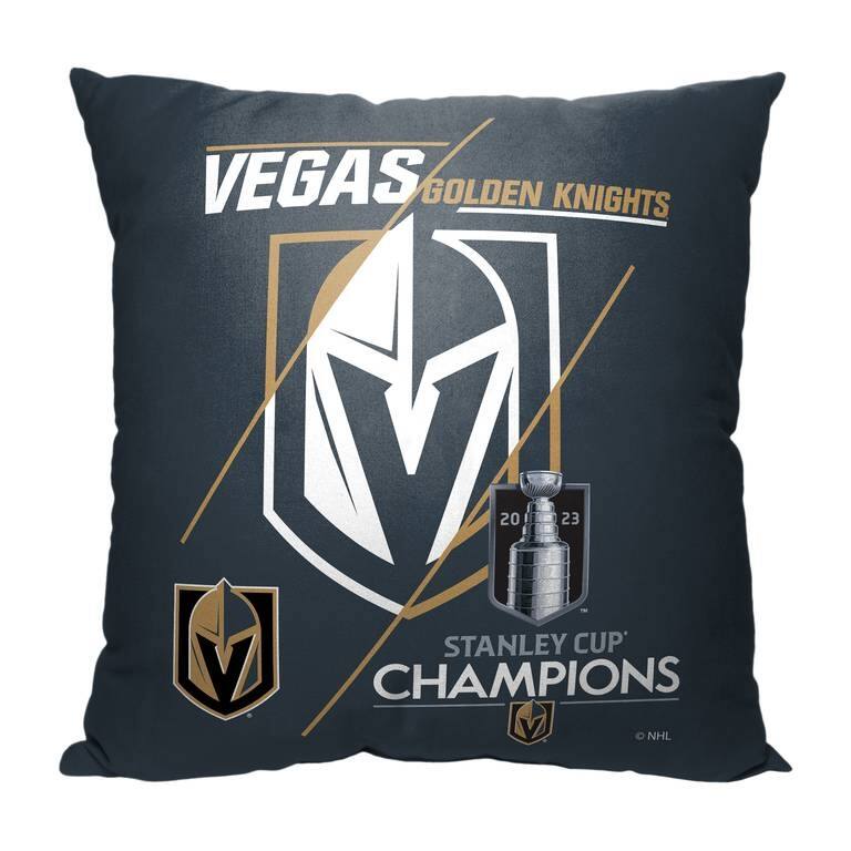 NHL Golden Knights 2023 Stanley Cup Champions Trick Play 18 Inch Throw Pillow