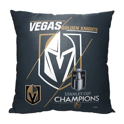 NHL Golden Knights 2023 Stanley Cup Champions Trick Play 18 Inch Throw Pillow