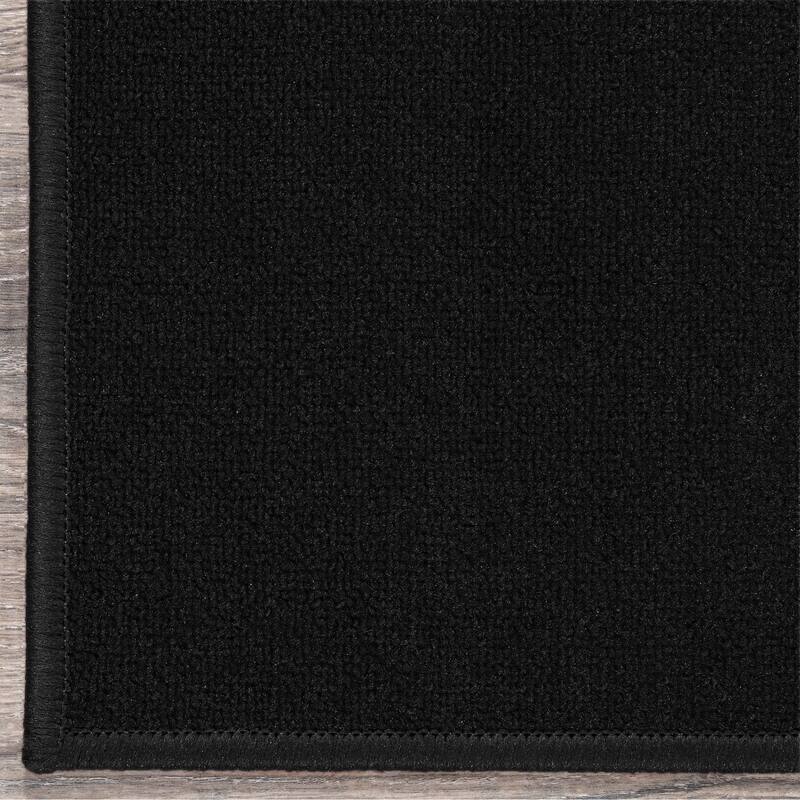 Sweet Home Stores Solid Aisle Hallway Kitchen Non-Slip Runner Rug