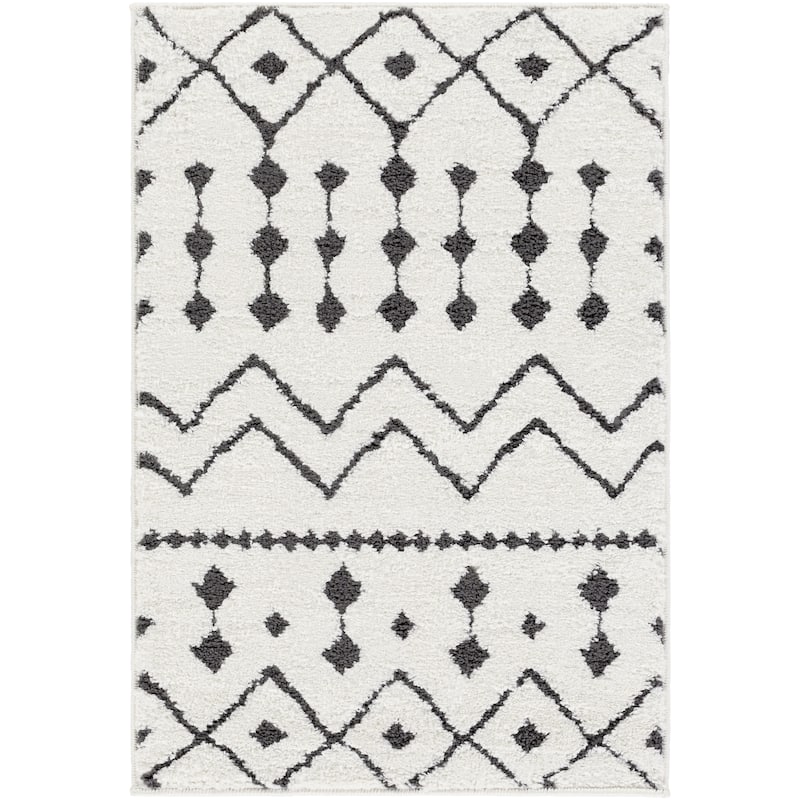 Livabliss Salcedo Bohemian Textural Plush Area Rug