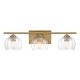 preview thumbnail 1 of 3, Minka Lavery 2723 Glint 3 Light 24" Wide Bathroom Vanity Light with