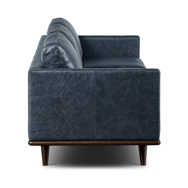 Poly & Bark Nolita 85" Sofa - Full Grain Genuine Italian Leather