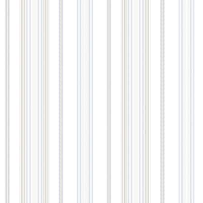Galerie Wallcoverings Nostalgie Collection Multi Stripe Non-woven Matte Wallpaper Roll
