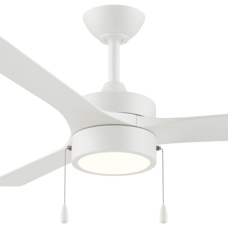 Axion 3-Blade Modern LED Ceiling Fan with Matte Blades