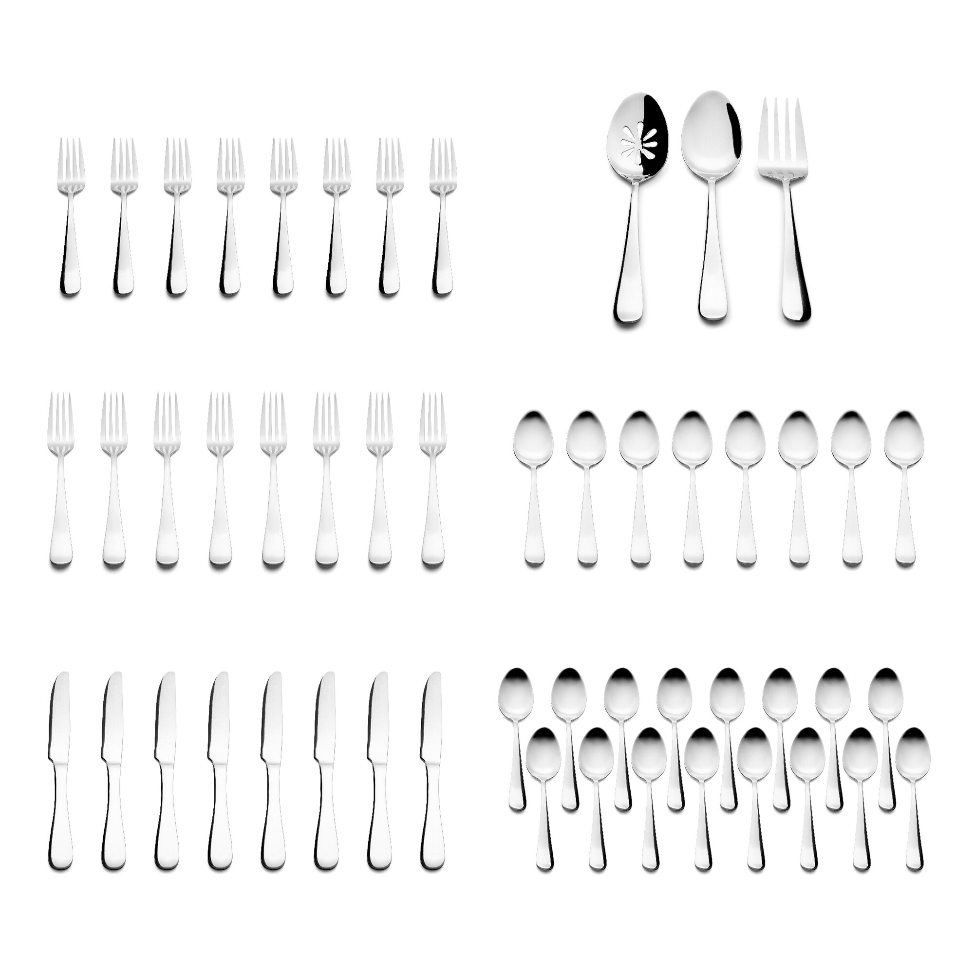 Roberts & Belk Jefferson Stainless Steel Flatware Set - Bed Bath